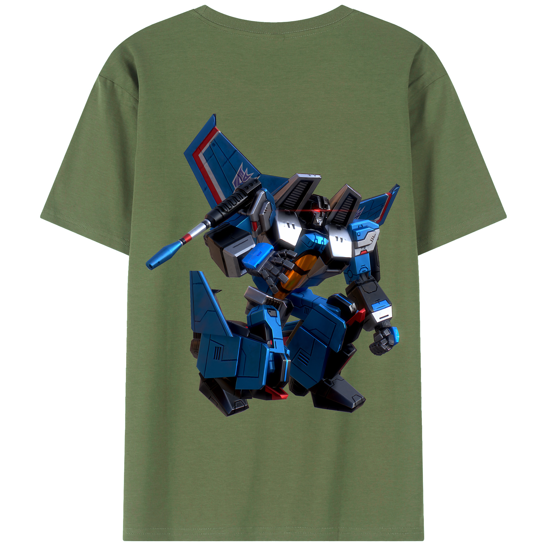 （画像用） Transformers トランスフォーマー 綿100％ メンズ半袖Tシャツ（バックプリント） 通気性